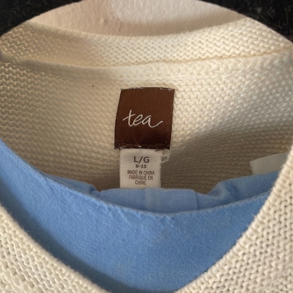 Tea Cream knit cardigan with ruffle detail - Picture 4 of 4